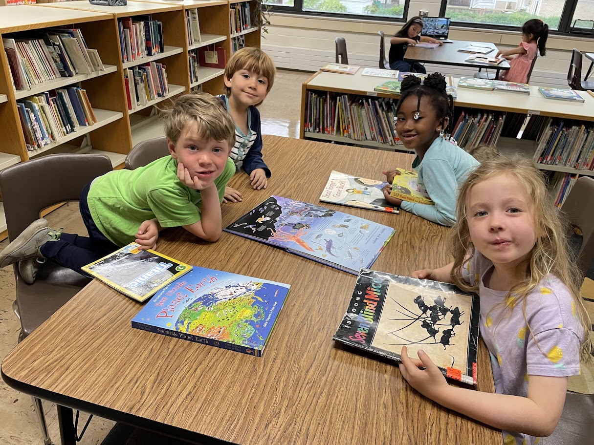 4 library students